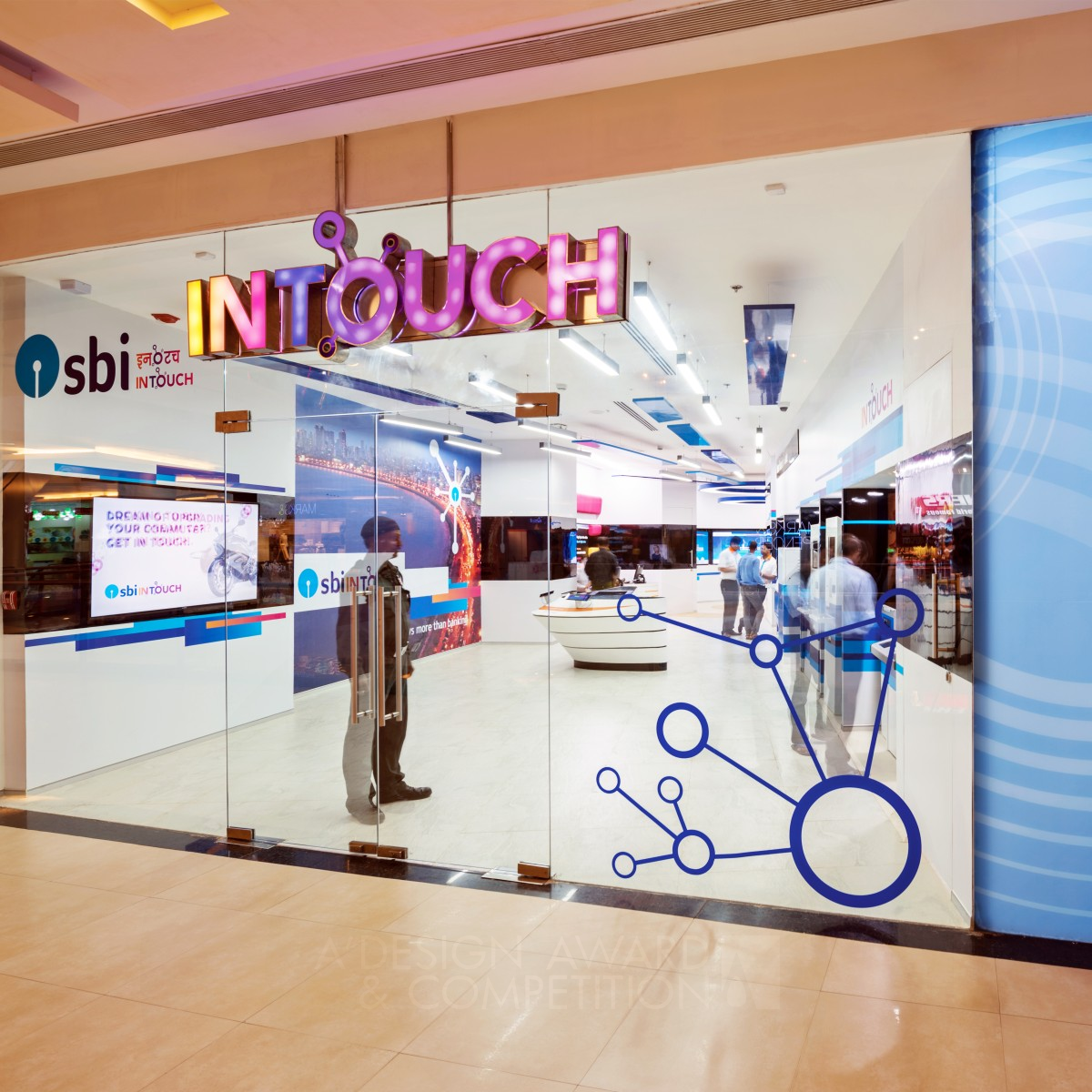 sbi InTouch Bank by Allen International Iron Interior Space and Exhibition Design Award Winner 2015 