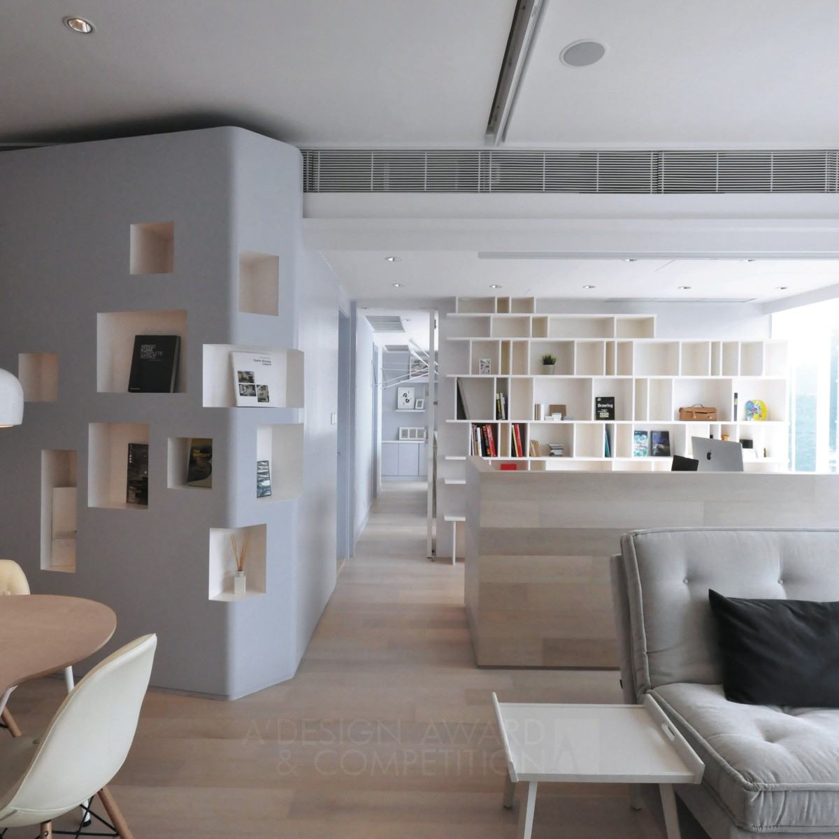 Larvotto Residential Apartment by Bean Buro Architects Silver Interior Space and Exhibition Design Award Winner 2015 