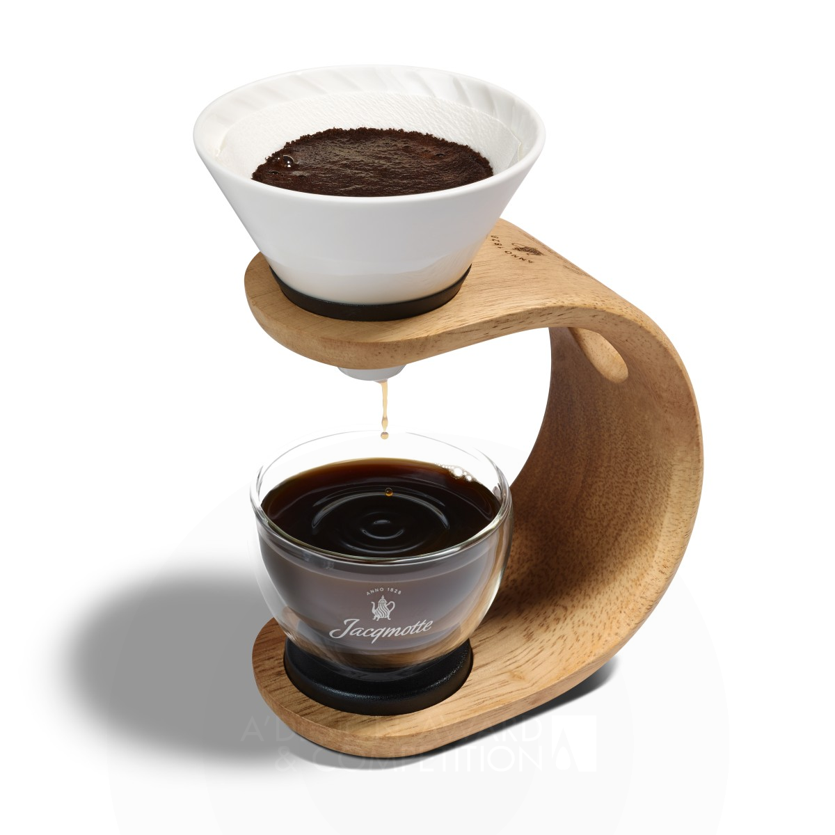 Jacqmotte Slow Drip Coffee Maker Coffee maker by Ruud Belmans Bronze Bakeware, Tableware, Drinkware and Cookware Design Award Winner 2015 