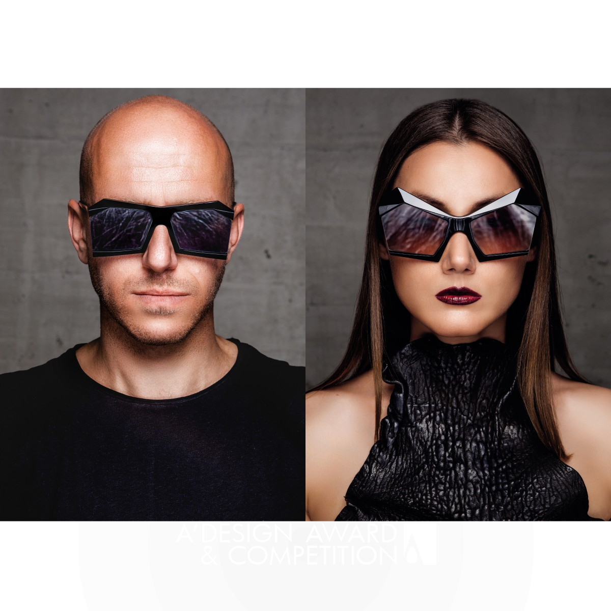 Geometric Collection Diamond Shades Eyewear by 13&9 for Robert La Roche Iron Jewelry Design Award Winner 2015 