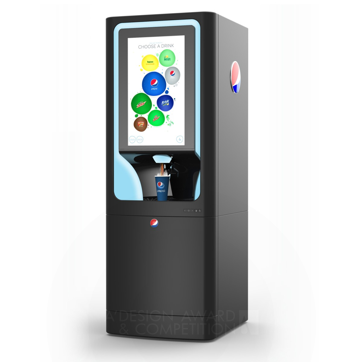 Pepsi Spire 5.0 Interactive Dispenser   by PepsiCo Design and Innovation Silver Interface, Interaction and User Experience Design Award Winner 2015 