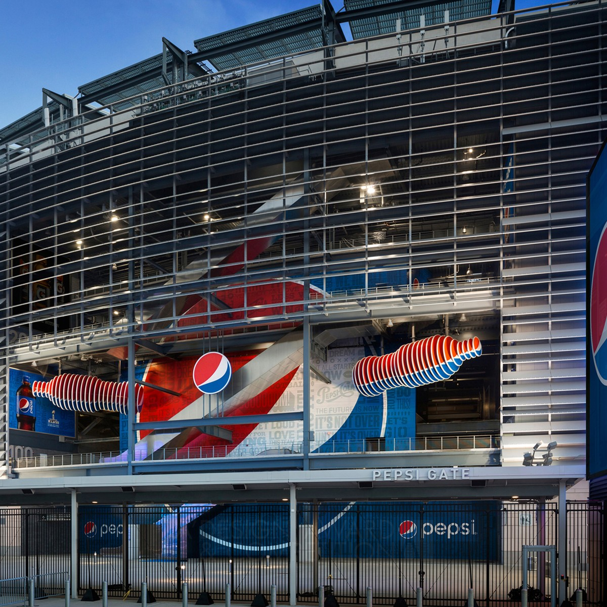 Pepsi MetLife Stadium Exhibition by PepsiCo Design & Innovation, Pentagram Platinum Advertising, Marketing and Communication Design Award Winner 2015 