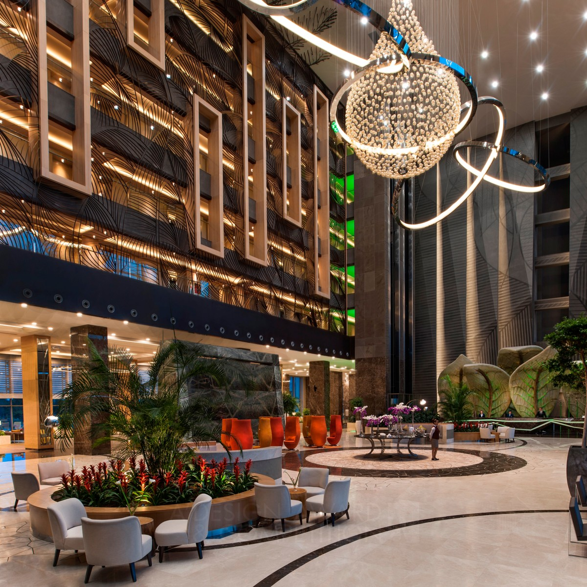 REGNUM CARYA HOTEL LOBBY  Lobby  by ARKETIPO DESIGN Bronze Interior Space and Exhibition Design Award Winner 2015 