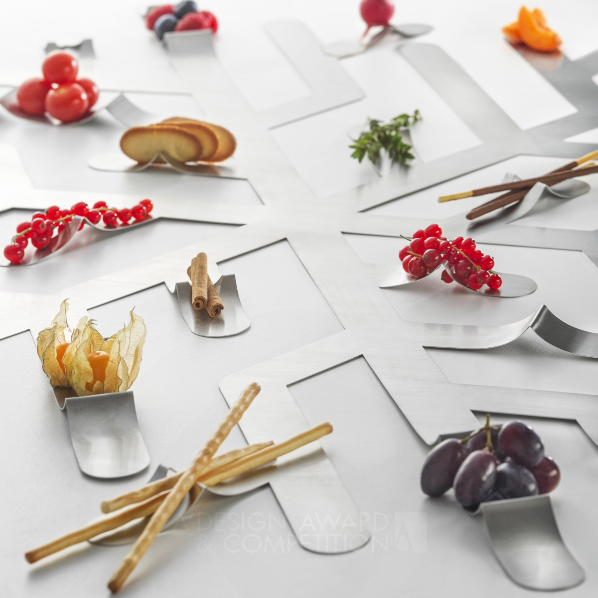 Food Stories Collection of centerpieces by Isa Medola Bronze Bakeware, Tableware, Drinkware and Cookware Design Award Winner 2015 