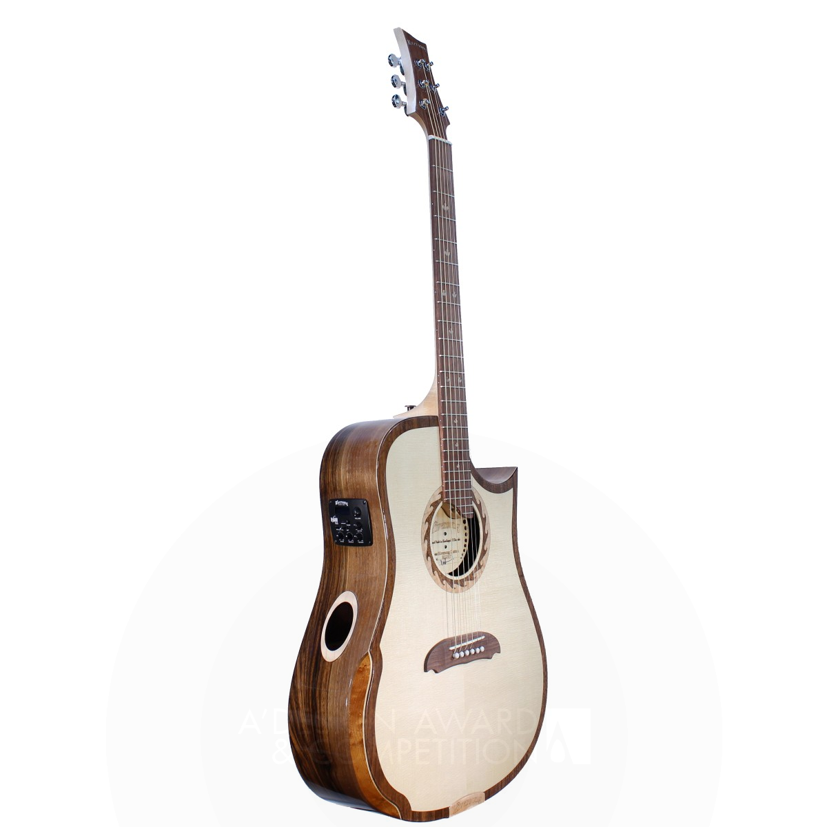 Riversong Tradition Acoustic Guitars Adjustable Acoustic Guitar by Mike Miltimore Bronze Musical Instruments Design Award Winner 2015 