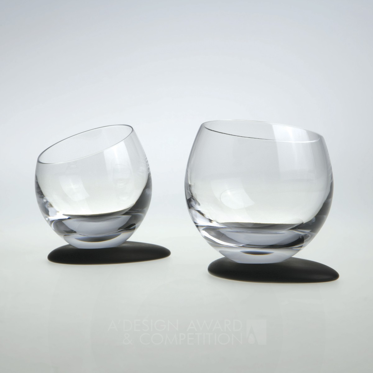 Primeval Expressions Water and Spirit Glasses by Mateja Krašovec Pogorelcnik Silver Bakeware, Tableware, Drinkware and Cookware Design Award Winner 2015 