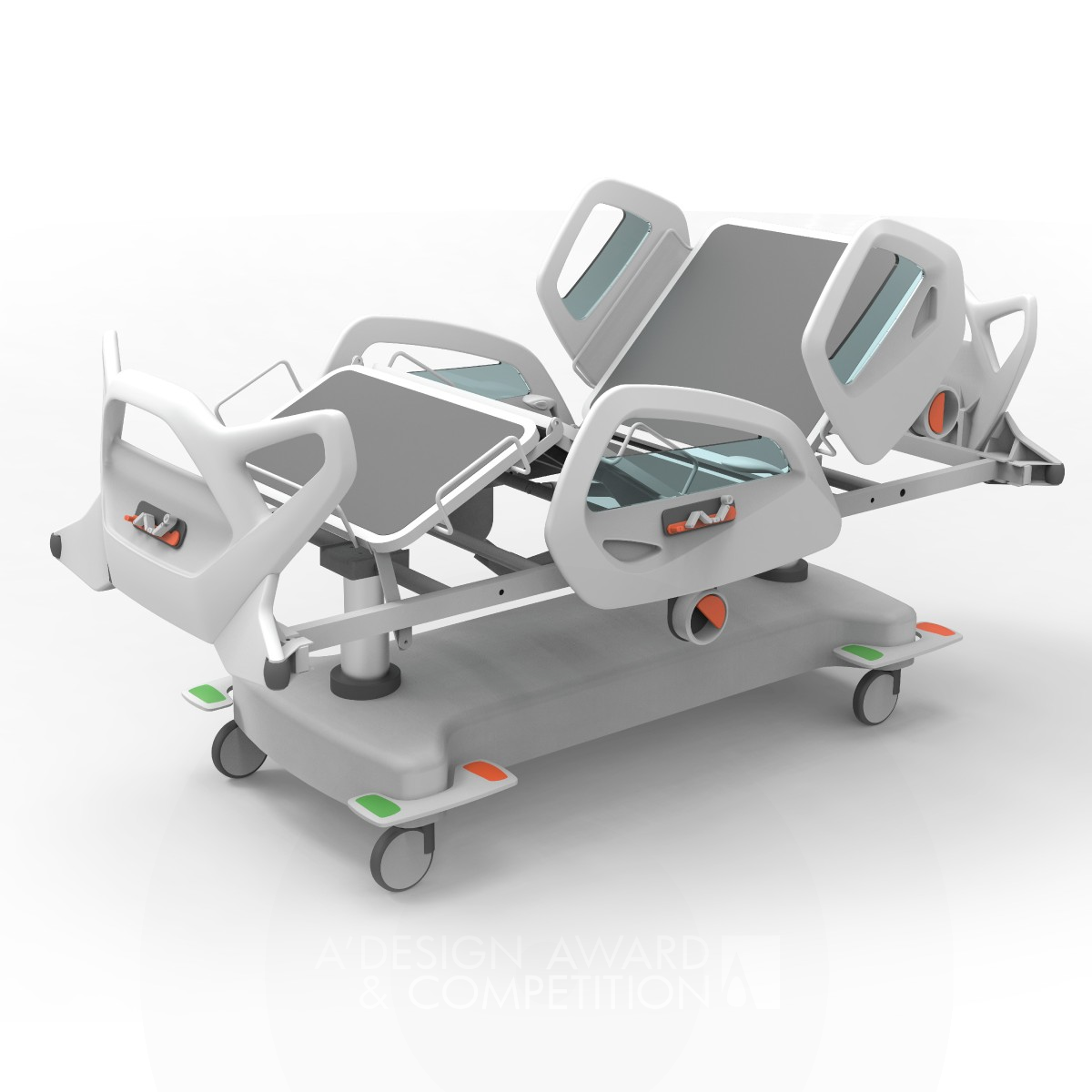 inCare Hospital Critical Bed by Younes Daneshvar & Ali M. Khomami Bronze Medical Devices and Medical Equipment Design Award Winner 2016 