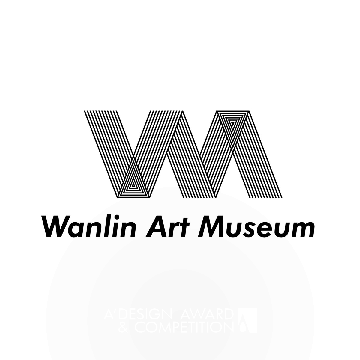 Wanlin Art Museum Logo  by Dongdao Team Golden Graphics, Illustration and Visual Communication Design Award Winner 2016 