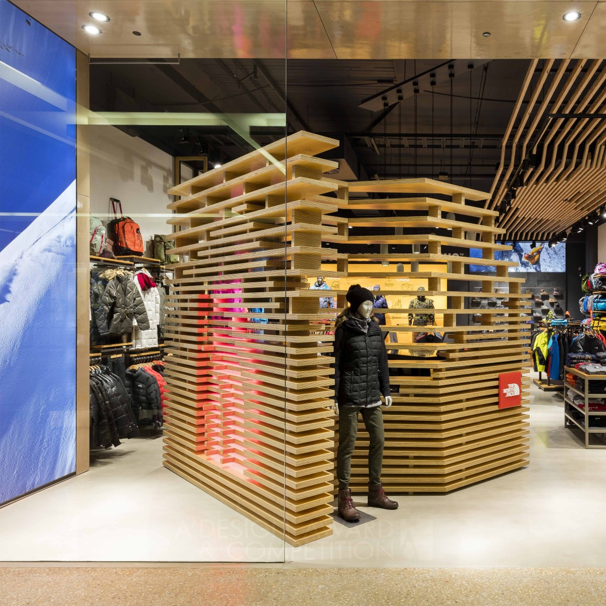 The North Face Westfiled Bondi Junction Retail Store by CoMa - Interior Architecture Studio Silver Interior Space and Exhibition Design Award Winner 2016 