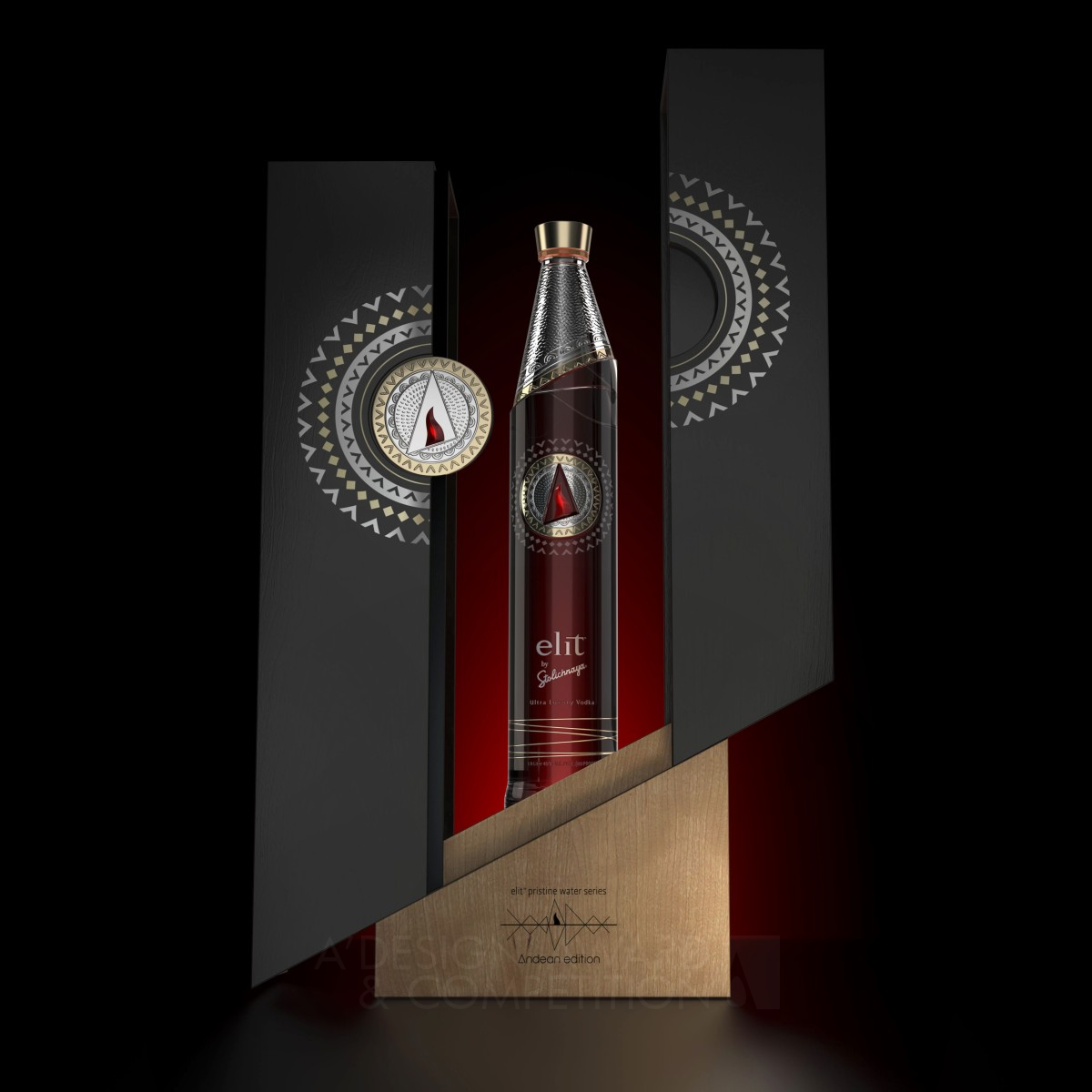  elit by Stolichnaya PWS Andean Edition Bottle and case by JDO Brand & Design Silver Luxury Design Award Winner 2016 