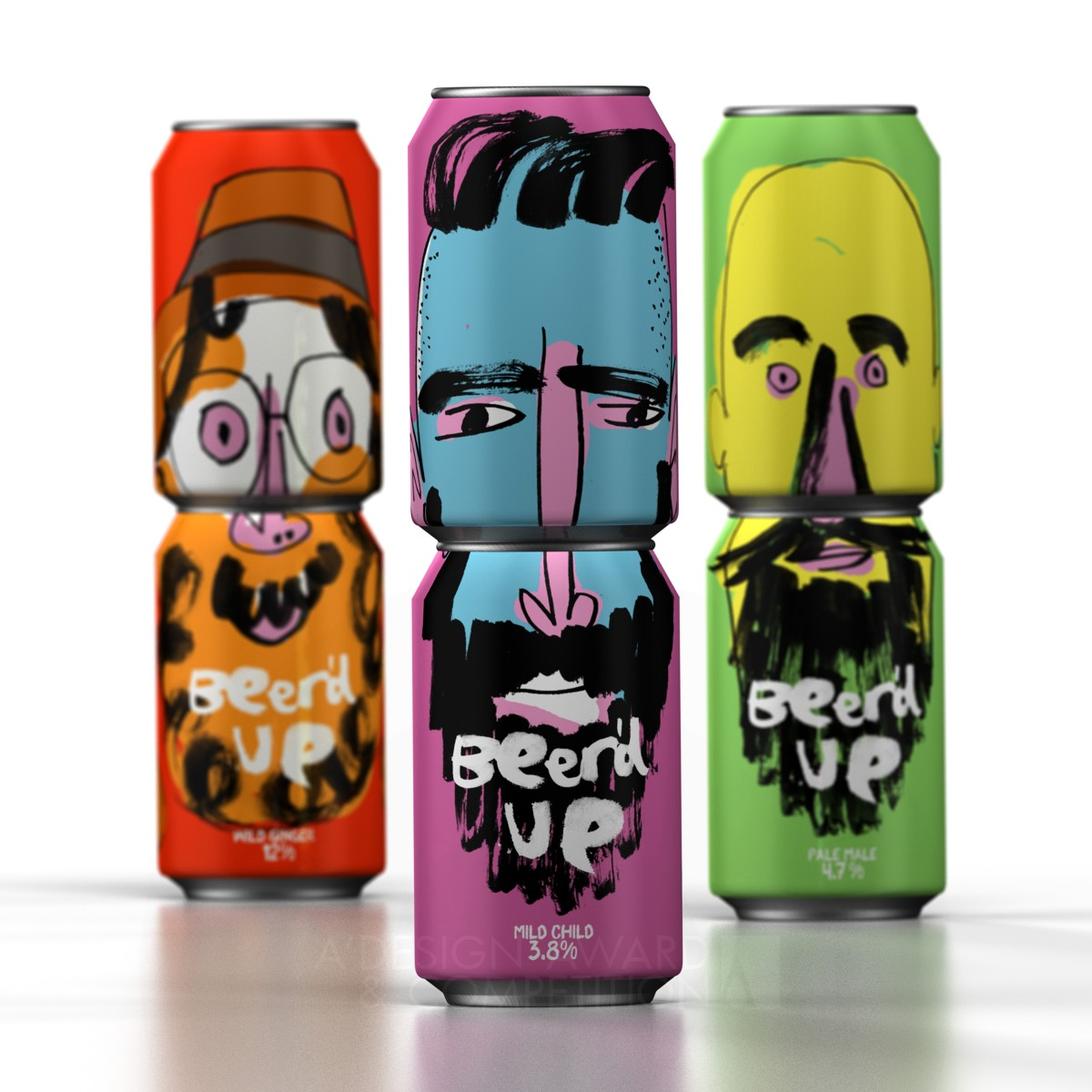 Beer'd Up Beer packaging by Springetts Brand Design Consultants Golden Packaging Design Award Winner 2016 