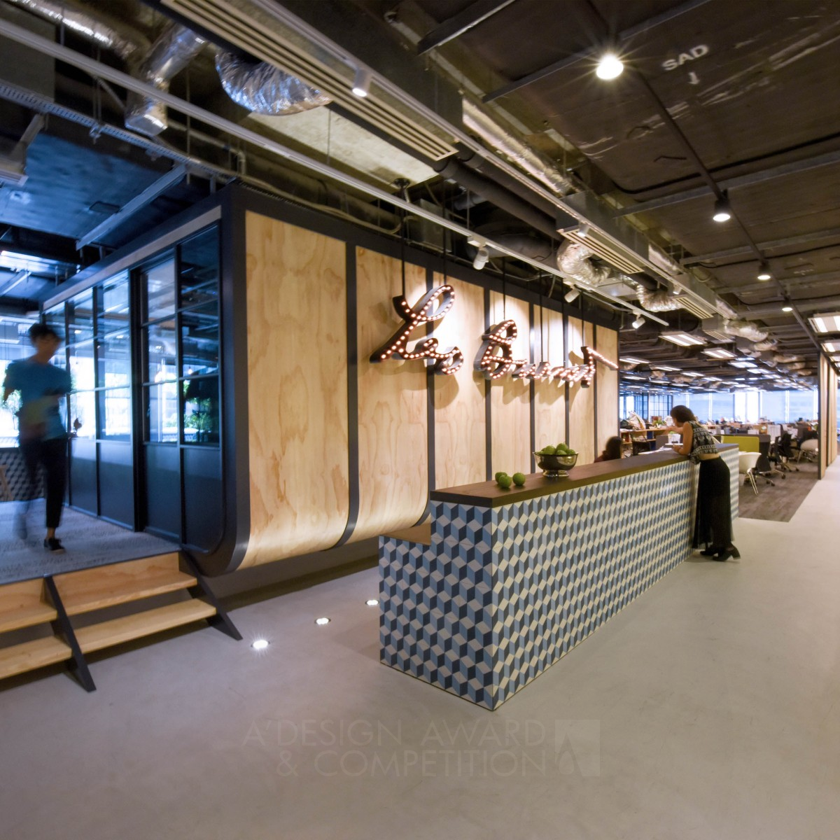 Leo Burnett Hong Kong  Workplace design by Bean Buro Golden Interior Space and Exhibition Design Award Winner 2016 