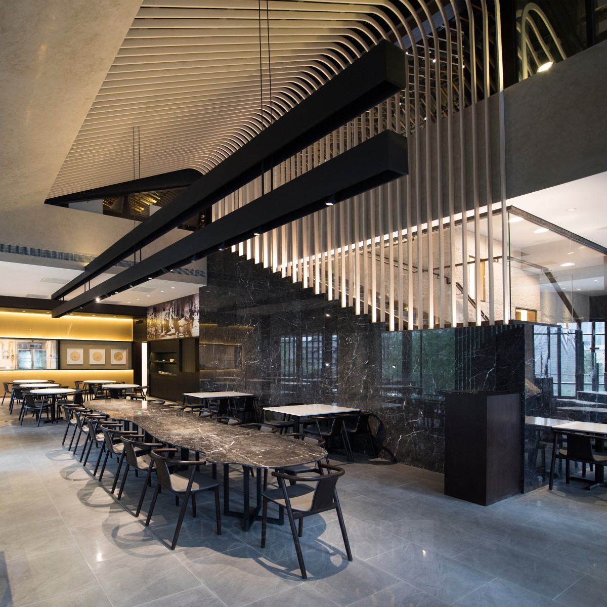 Tasty Congee & Wantun Noodle Shop  Restaurant by Bean Buro Silver Interior Space and Exhibition Design Award Winner 2016 