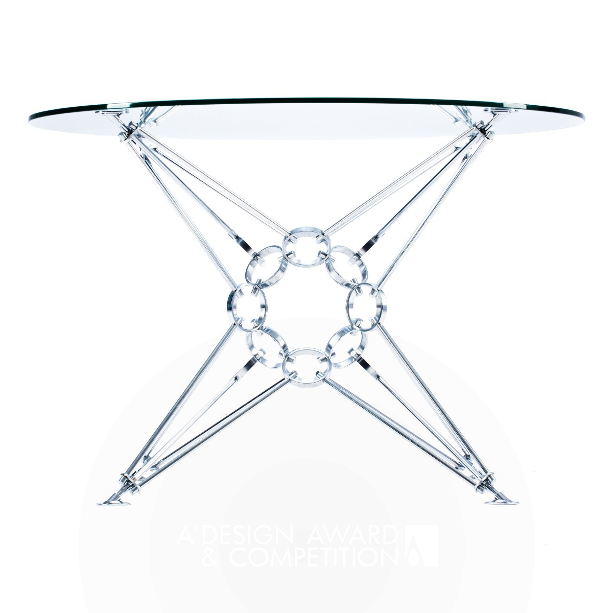 8 pyramids Table  by Alexander Novichkov & Svetlana Novichkova Silver Furniture Design Award Winner 2016 