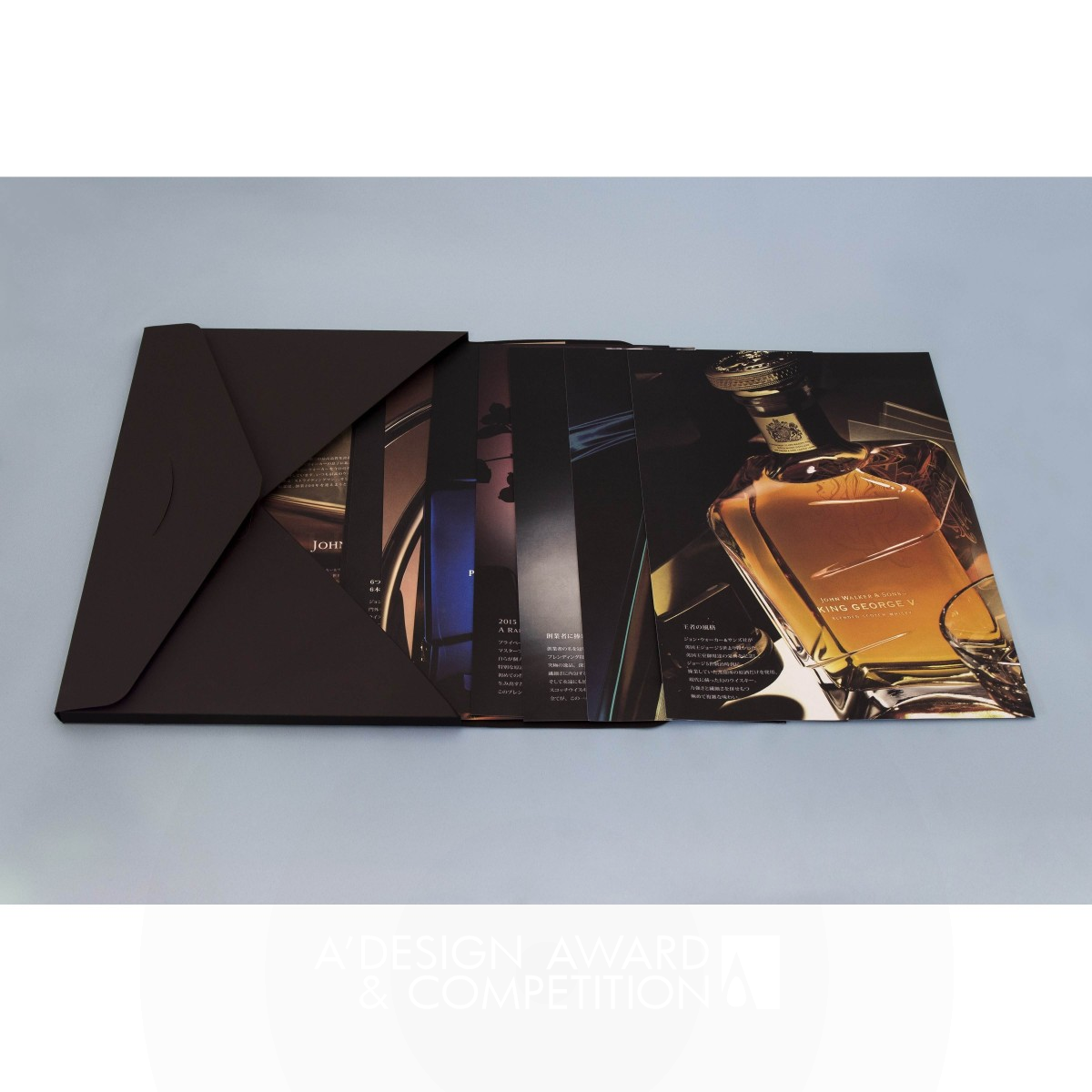 Johnnie Walker Pamphlet by EGC Creative Silver Graphics, Illustration and Visual Communication Design Award Winner 2016 