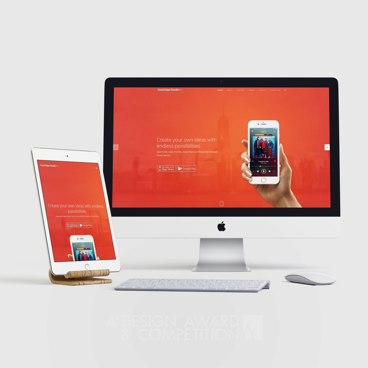 GoodAppStudio Inc. Website Website by Keyvan Kasaei Golden Website and Web Design Award Winner 2016 