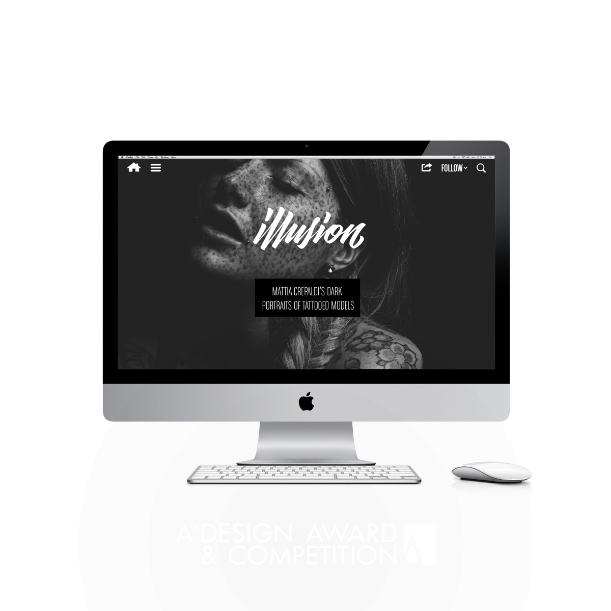 Illusion - Full-Screen Redesign Website by Adriana de Barros Platinum Website and Web Design Award Winner 2016 