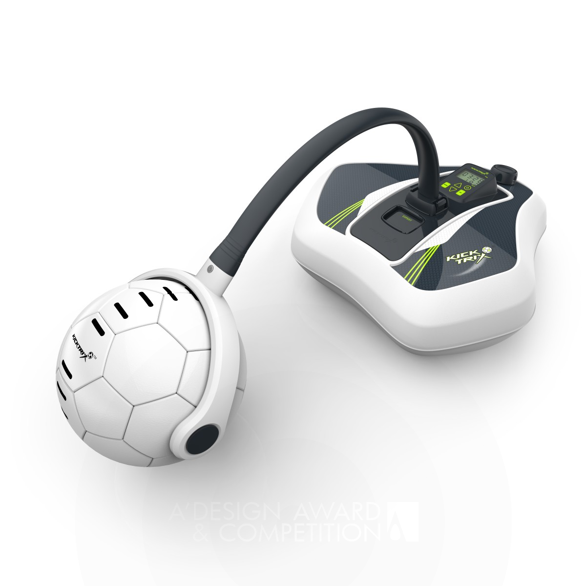 KickTrix Soccer training system by LA Design Silver Sporting Goods, Fitness and Recreation Equipment Design Award Winner 2016 