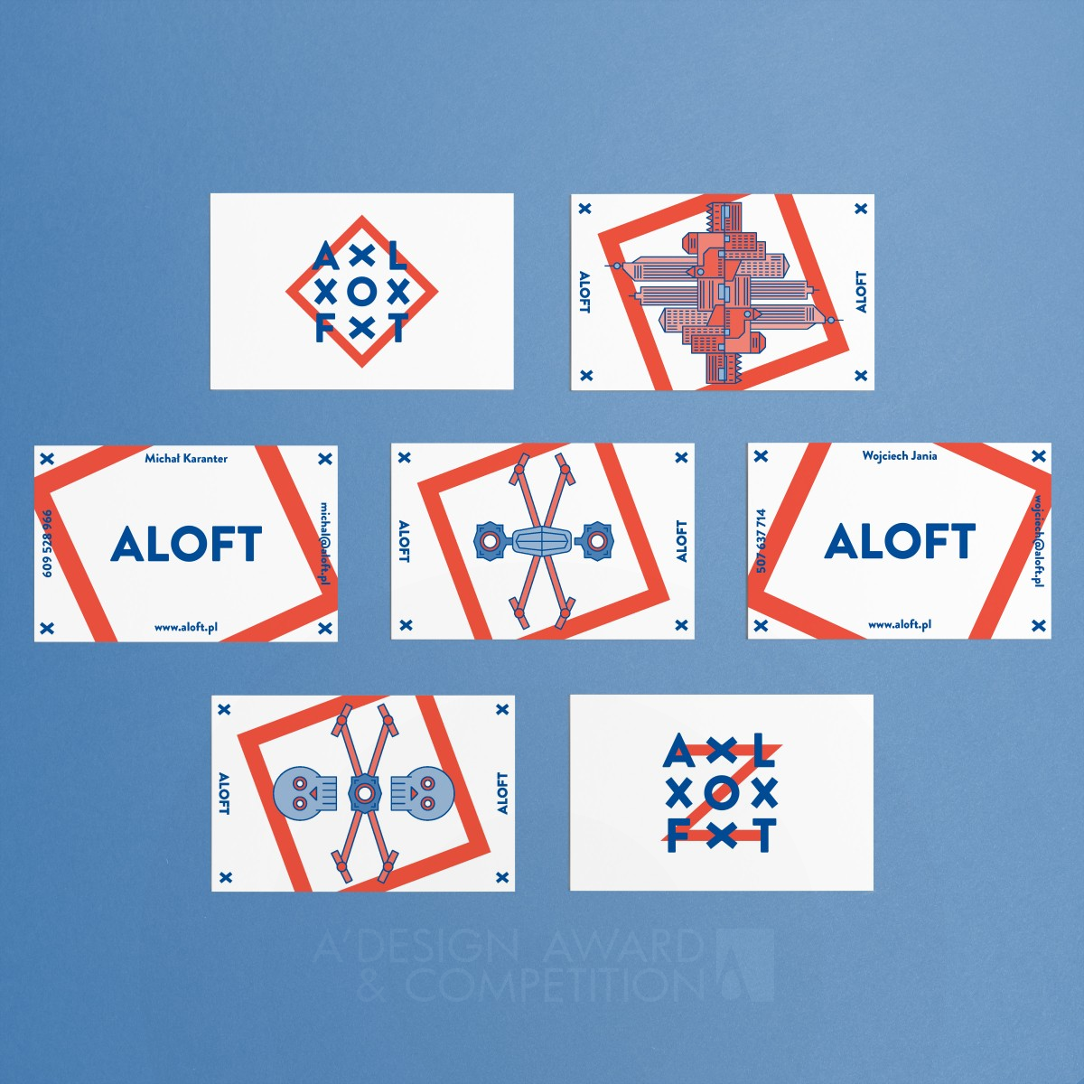 Aloft Corporate Identity by Michal Markiewicz Bronze Graphics, Illustration and Visual Communication Design Award Winner 2016 