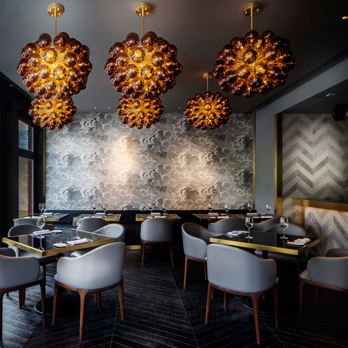 Florentina  Fine Dining Restaurant by Emma Maxwell Design Bronze Interior Space and Exhibition Design Award Winner 2016 