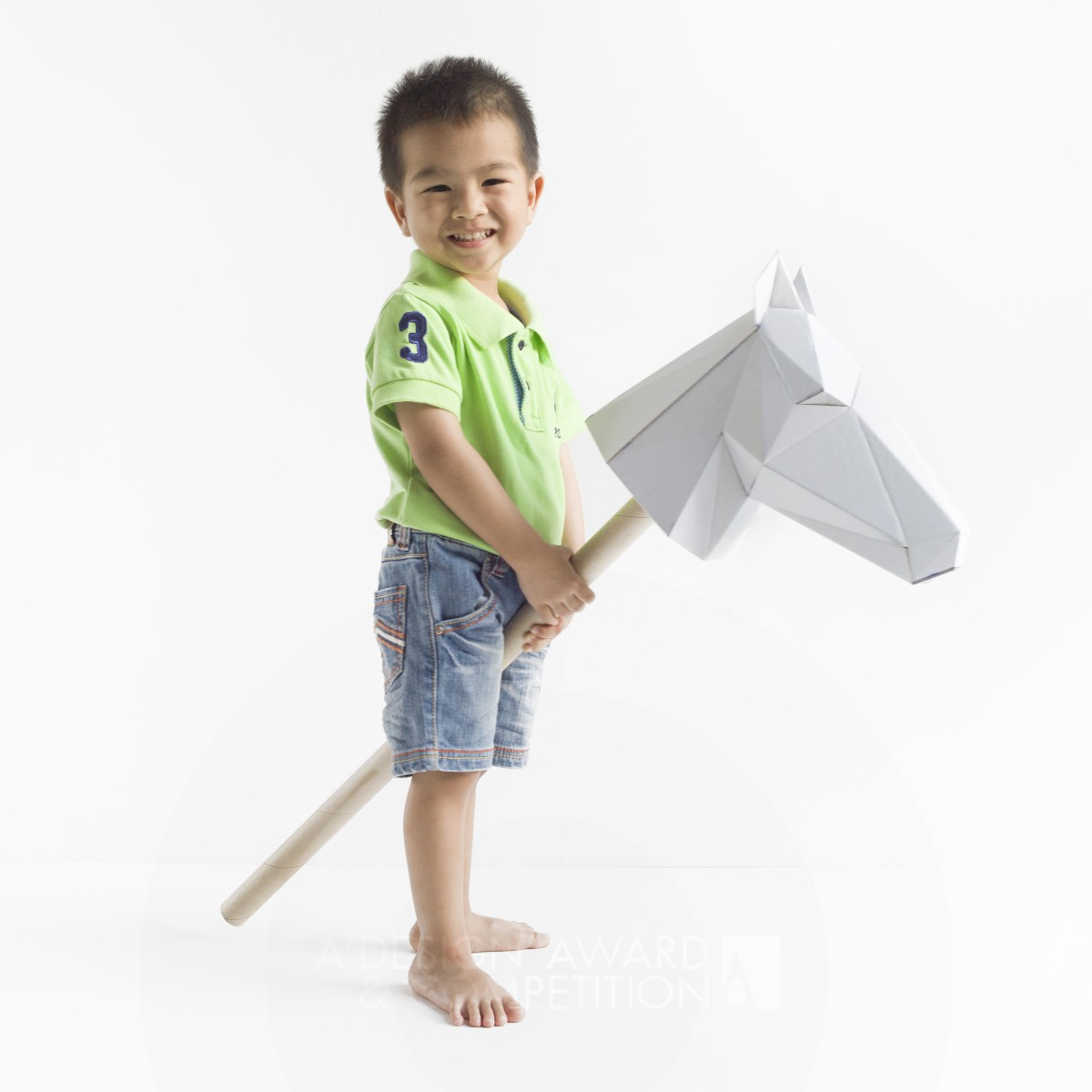 Polypony Cardboard Stick Horse by Sudaduang Nakhasuwan Iron Baby, Kids' and Children's Products Design Award Winner 2016 