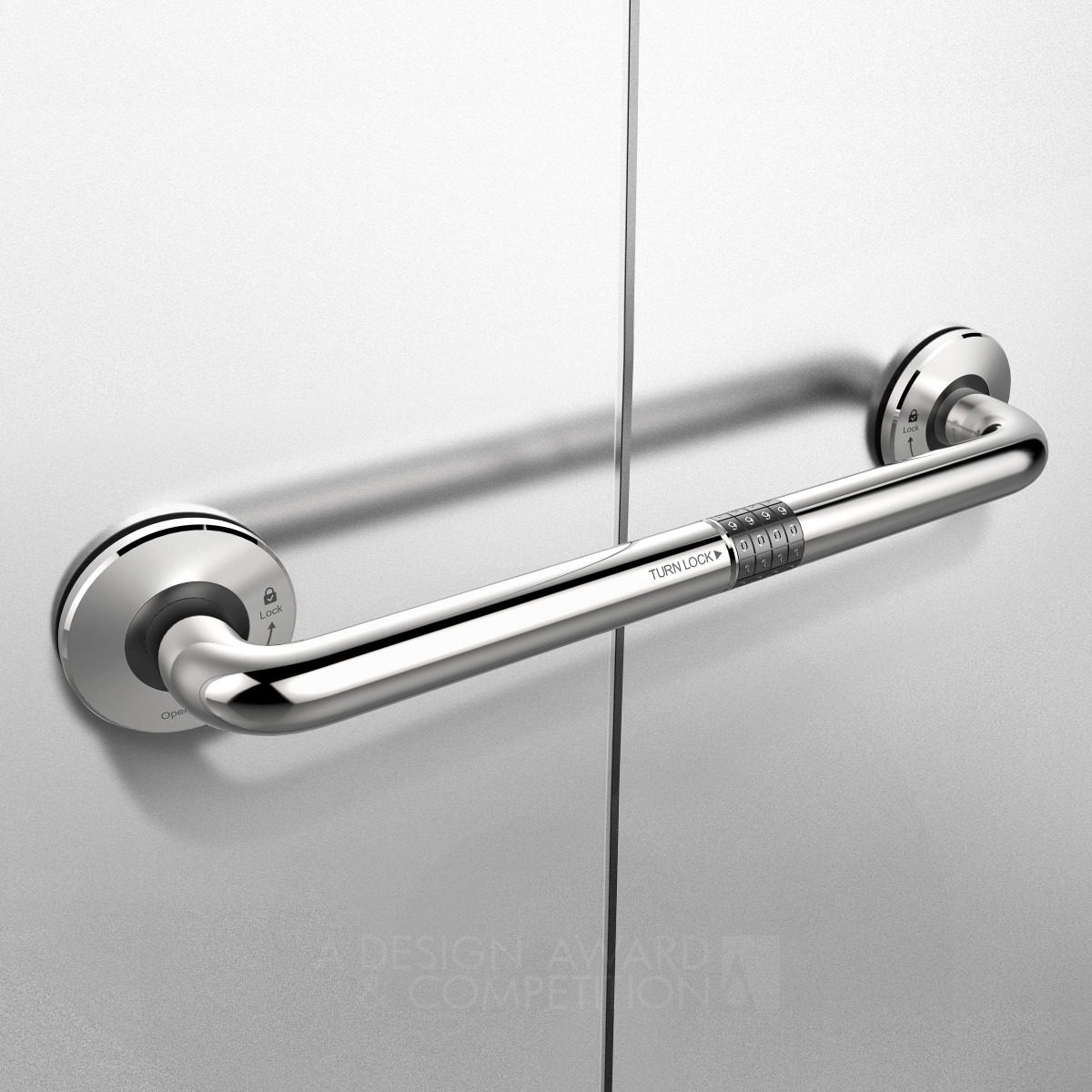 Turn-Lock Combined door handle and coded lock by inDare, Ge Wai Design Management Co.,Ltd. Golden Security, Safety and Surveillance Products Design Award Winner 2016 