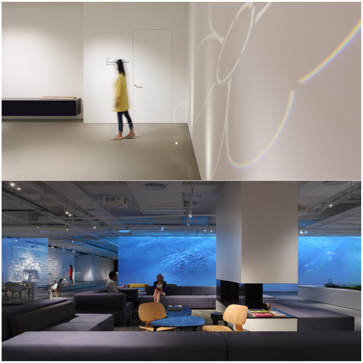 Ocean Times Comprehensive Display& Offce Area  by Gu Teng Silver Interior Space and Exhibition Design Award Winner 2016 