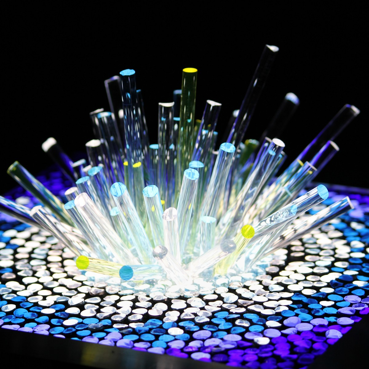 Little Star  Glass mosaics light object by Zuzana Mantel Bronze Fine Arts and Art Installation Design Award Winner 2016 