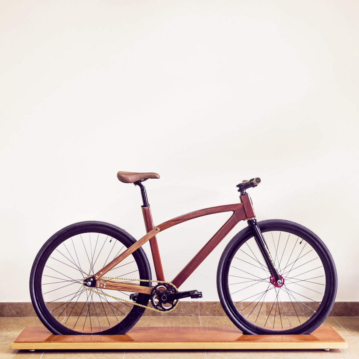 FRB Custom Bicycle Wooden Bicycle by Konstantinos G. Papadopoulos Iron Vehicle, Mobility and Transportation Design Award Winner 2016 