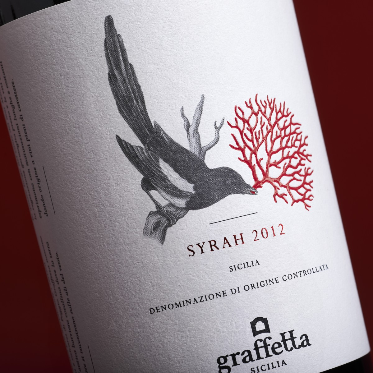 Graffetta Estate wines Logo, packaging identity by Giacomo Stefanelli - Barbara Cesura Silver Packaging Design Award Winner 2016 