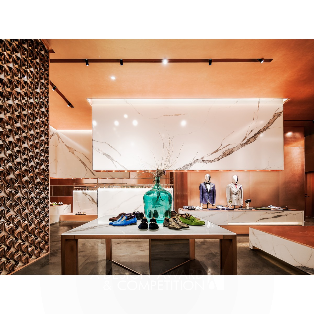 H.E Homme Store Clothing Concept Store by Kingson Leung Golden Interior Space and Exhibition Design Award Winner 2016 