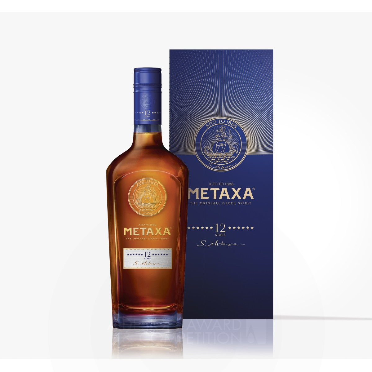 METAXA 12 Stars Packaging Design by The House of Metaxa Silver Packaging Design Award Winner 2016 