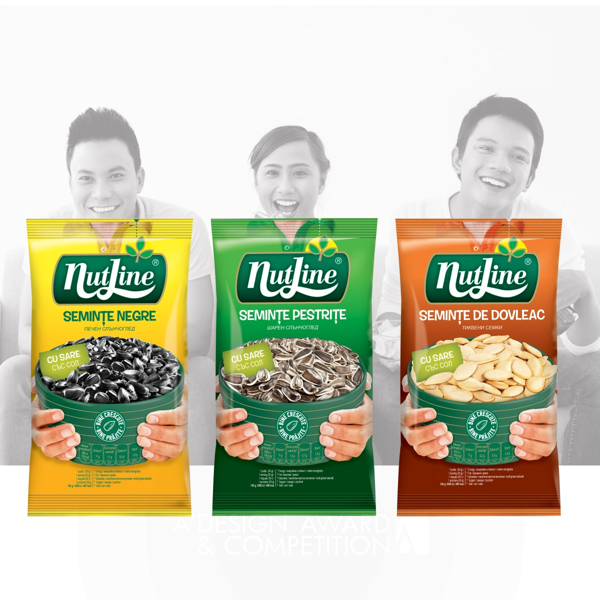 Nutline Redesing Seeds Packaging by Ampro Design Iron Packaging Design Award Winner 2016 