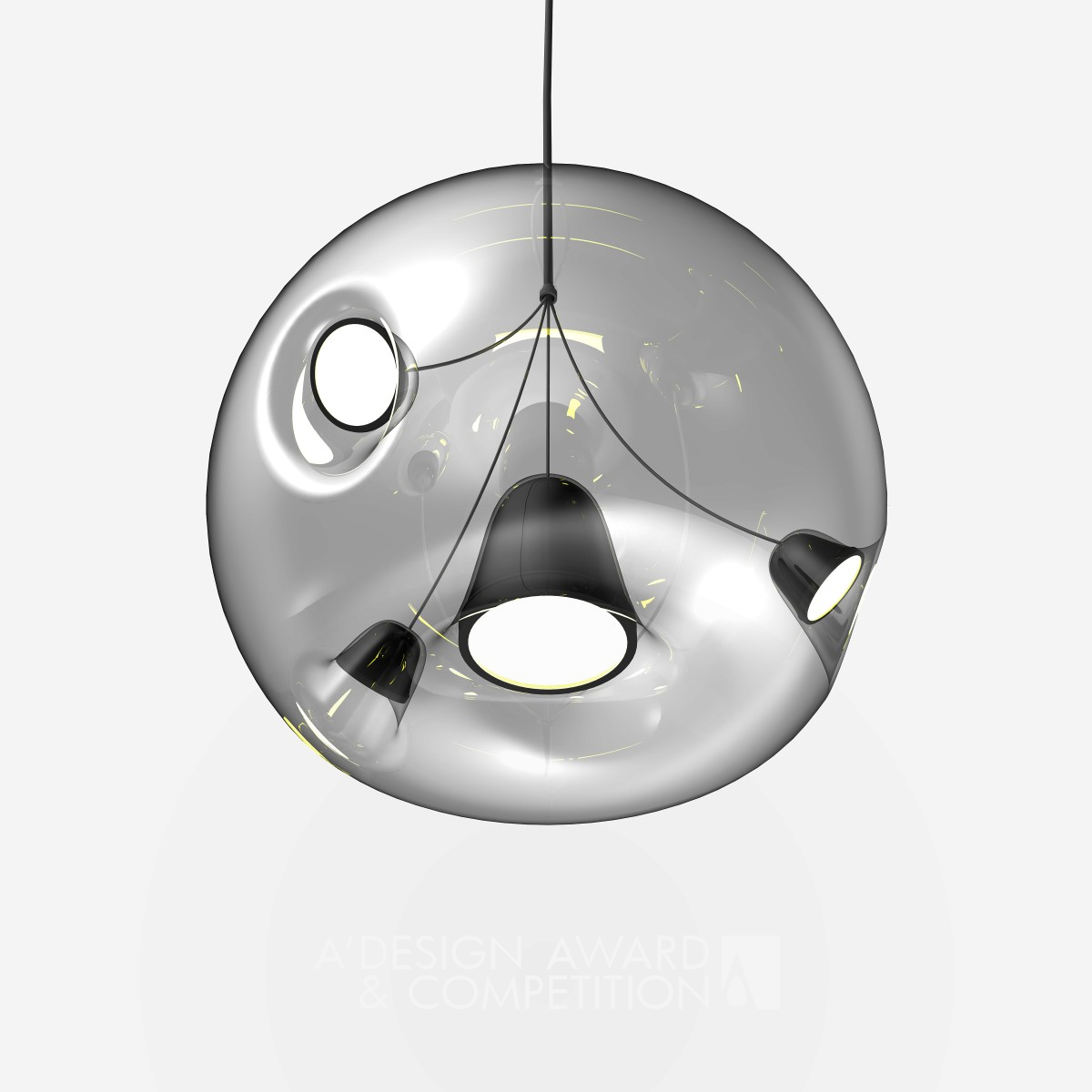 Newmoon Lighting by Nima Bavardi Bronze Lighting Products and Fixtures Design Award Winner 2016 