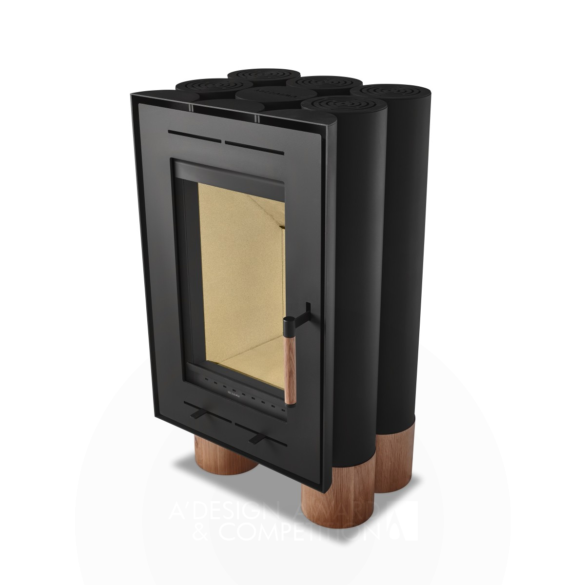 Tek Lumber Wood Stove by Inngage Design Silver Home Appliances Design Award Winner 2016 