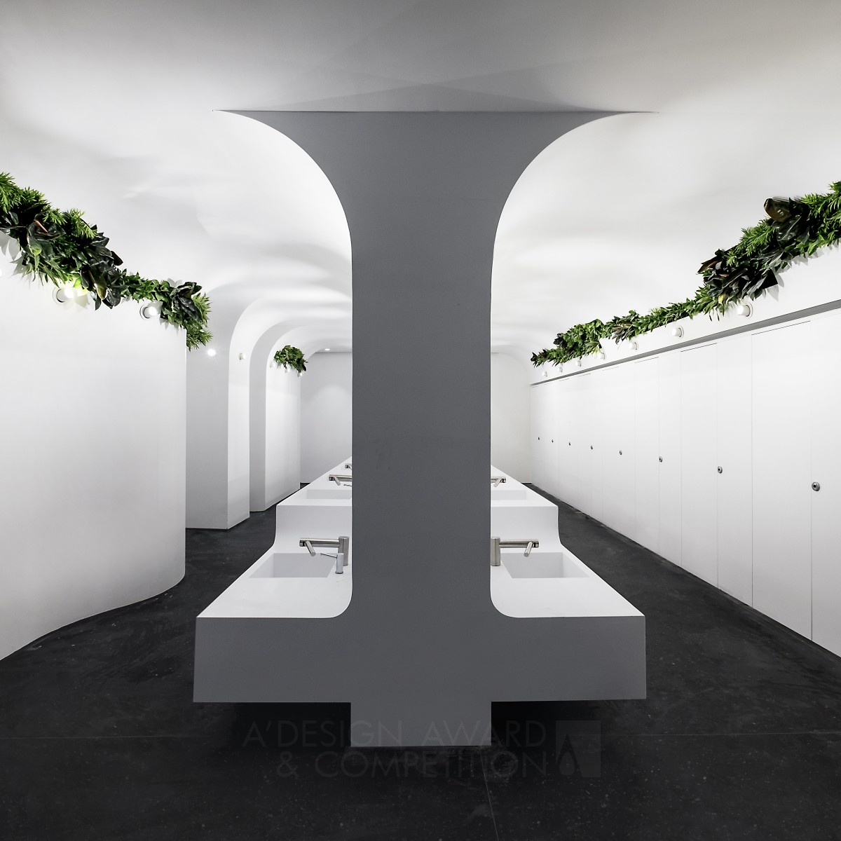 TaiKoo Hui Sustainable Washroom Washroom by Ida&Billy Architects Silver Sustainable Products, Projects and Green Design Award Winner 2016 