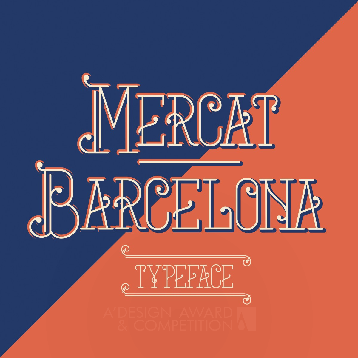 Mercat Barcelona-Typeface Typography by Studio Outline Bronze Graphics, Illustration and Visual Communication Design Award Winner 2016 