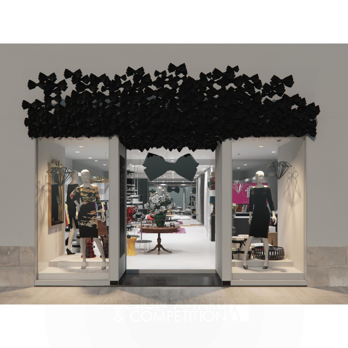 Pentlja Concept Store Fashion Design retail   by Urša Jazbinšek Bronze Interior Space and Exhibition Design Award Winner 2017 