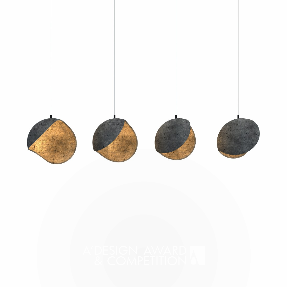 Eclipse Pendant lamp by Soroush Vahidian Kamyar, Nima Bavardi Bronze Lighting Products and Fixtures Design Award Winner 2016 