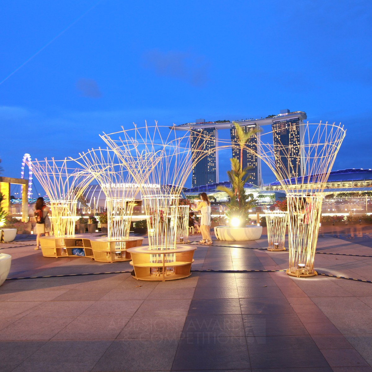 Lightscape  Pavilion by MisoSoupDesign Silver Lighting Products and Fixtures Design Award Winner 2016 