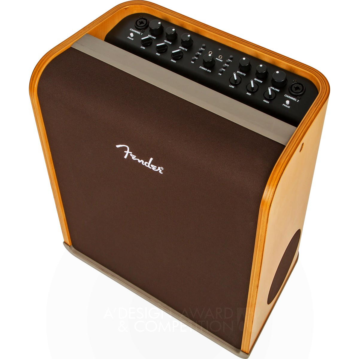 Fender Acoustic SFX Amplifier Guitar Amplifier by Fender Musical Instruments Corporation Silver Digital and Electronic Device Design Award Winner 2016 