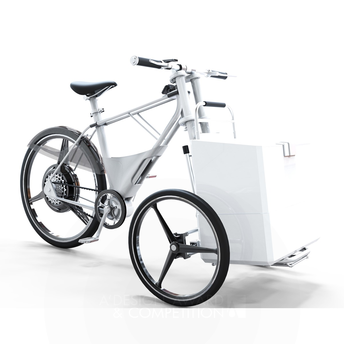 Cargob Urban Eco-Bicycle Two in one eco-bike by Peng Zhan Silver Vehicle, Mobility and Transportation Design Award Winner 2016 