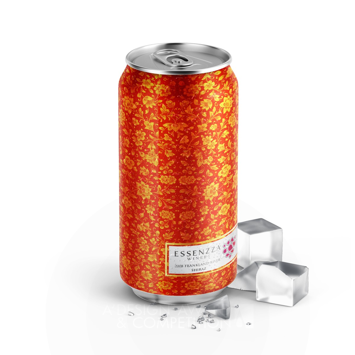 Essenzza Shiraz Wine Wine can by Azadeh Gholizadeh Silver Packaging Design Award Winner 2017 