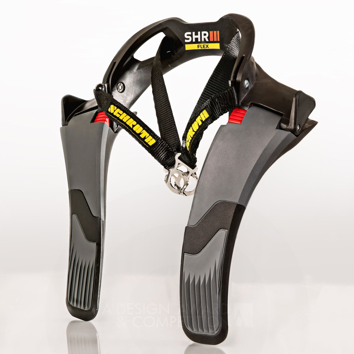 SHR Flex Frontal Head Restraint by SCHROTH Racing Golden Sporting Goods, Fitness and Recreation Equipment Design Award Winner 2017 