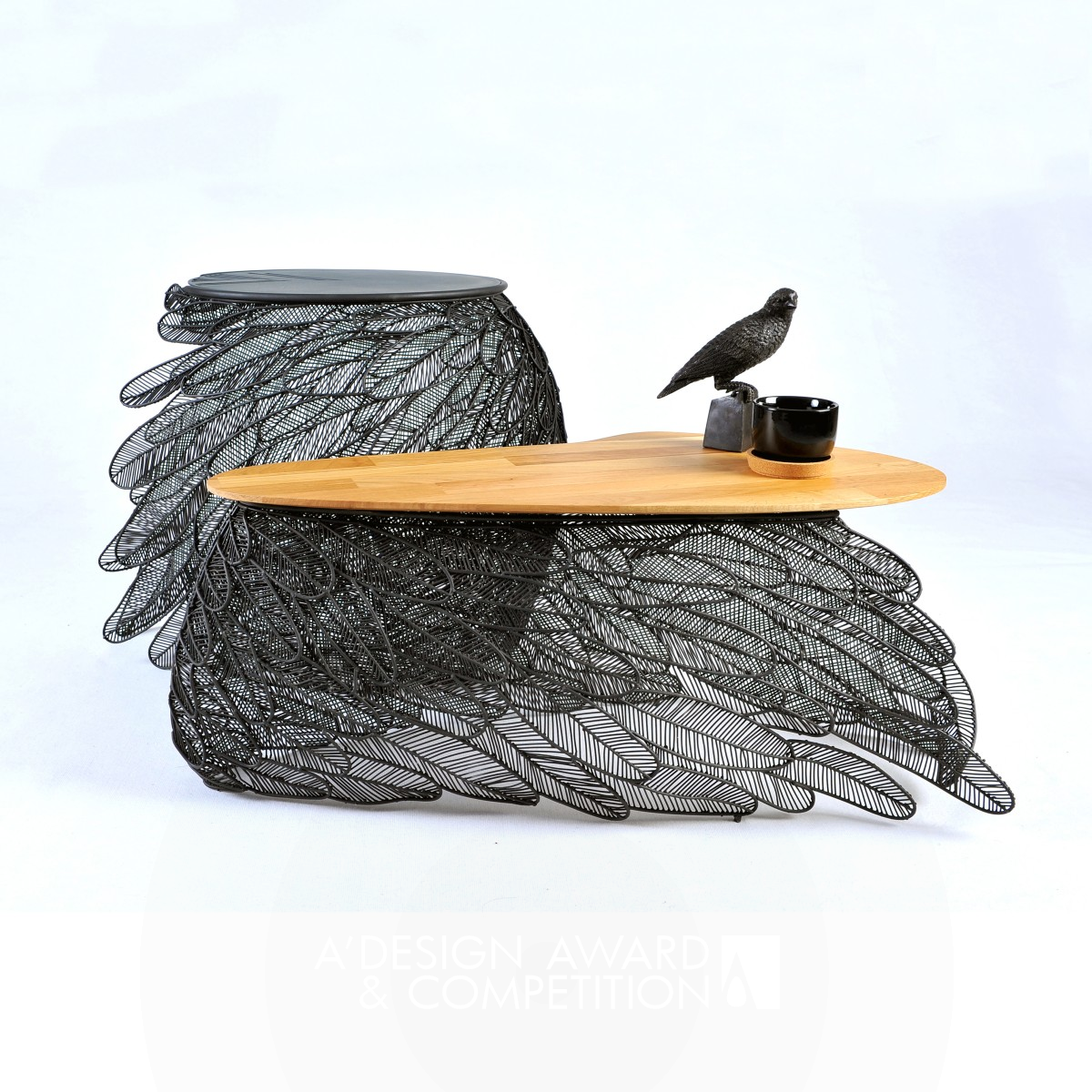 Feather Coffee and Side Table by Apiwat Chitapanya Golden Furniture Design Award Winner 2017 