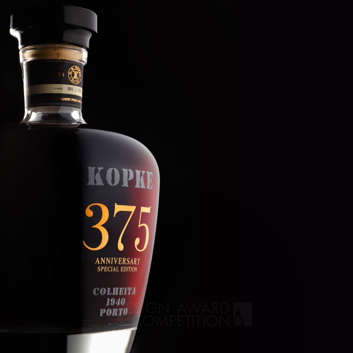 Kopke 375YO Packaging by Omdesign Bronze Packaging Design Award Winner 2017 