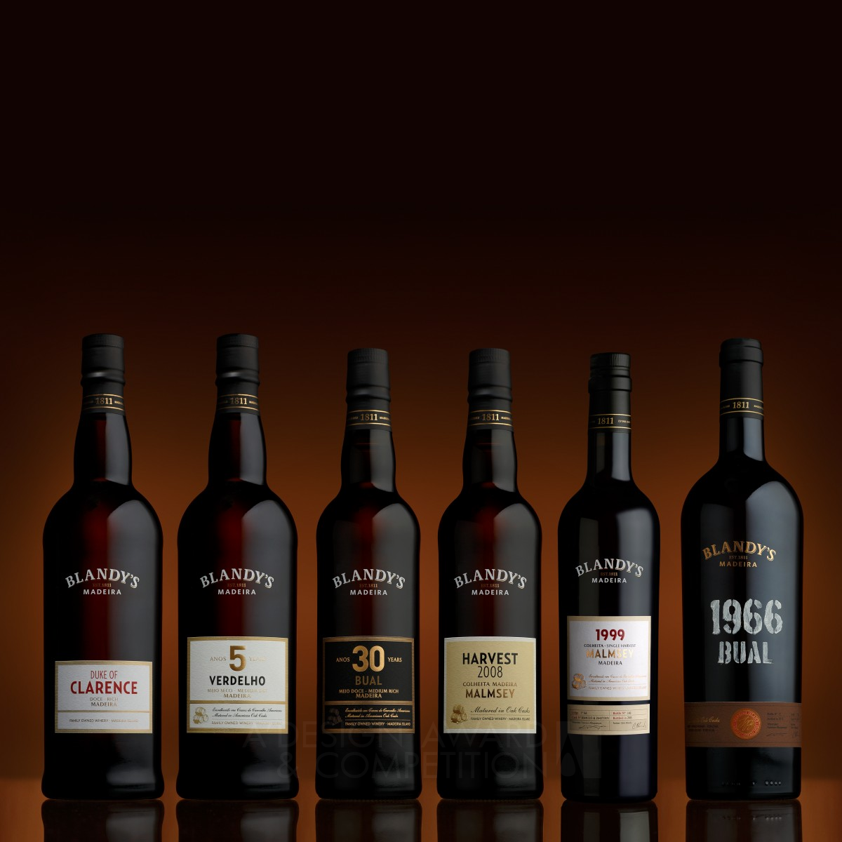 Blandy's Madeira Rebranding by Omdesign Golden Packaging Design Award Winner 2017 