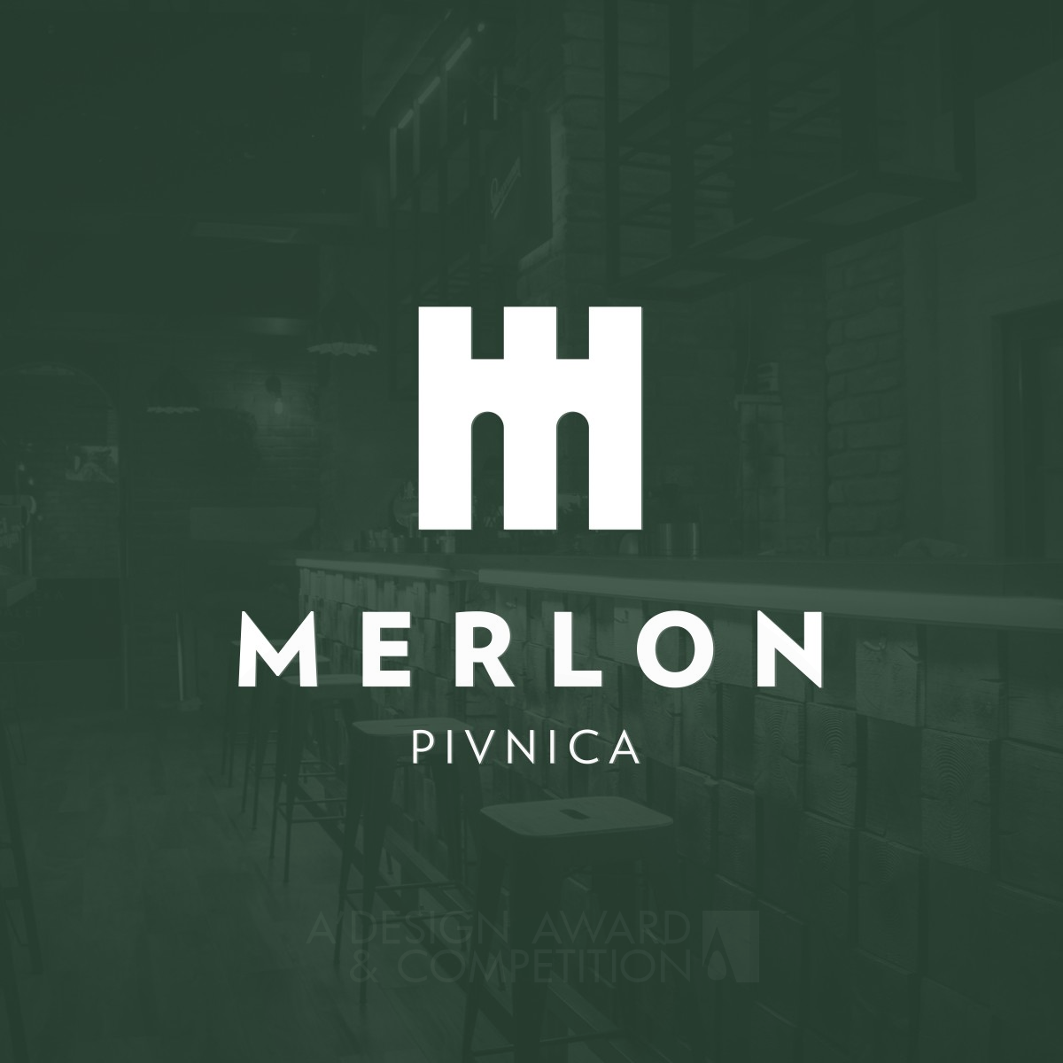 Merlon Pub Identity, Branding by Leo Vinkovic & Igor Penovic - Studio 33 Silver Graphics, Illustration and Visual Communication Design Award Winner 2017 