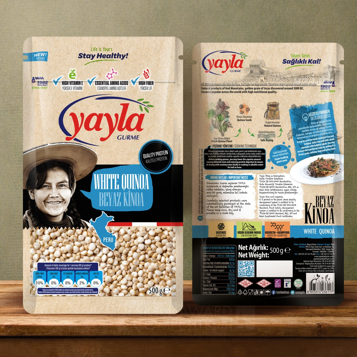 Yayla Gurme  Pulses and Grains by Twinsadhouse Bronze Packaging Design Award Winner 2017 