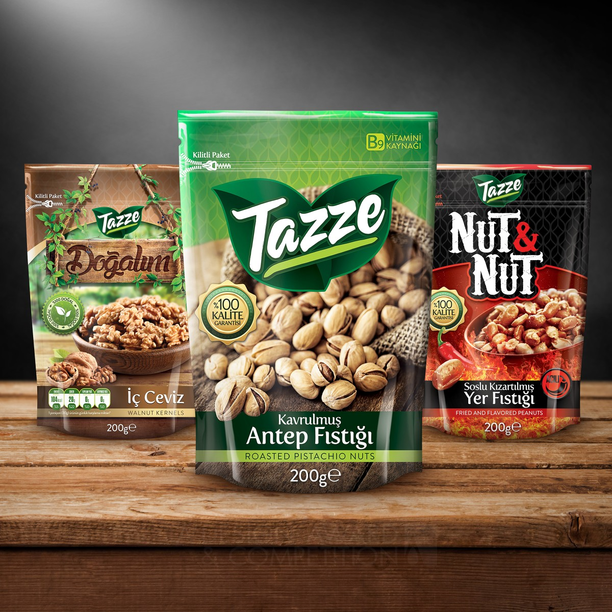 Tazze Nuts, dried fruits by Twinsadhouse Silver Packaging Design Award Winner 2017 